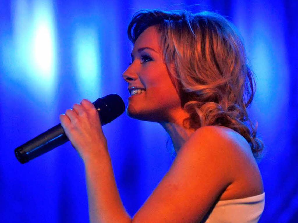 Die Hoffnungstrgerin des deutschen Schlagers: Helene Fischer im Freiburger Konzerthaus.