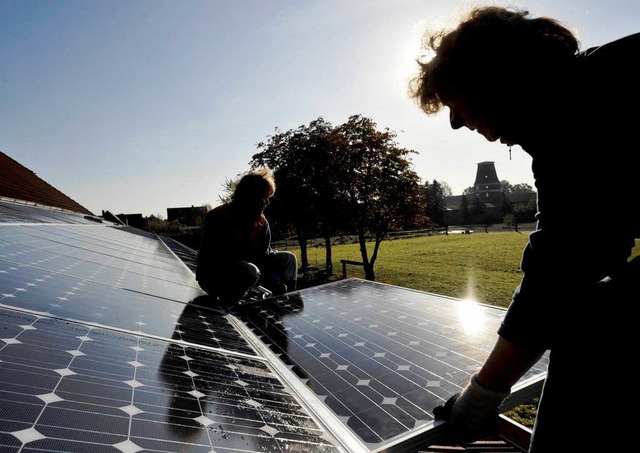 Weiter voran bringen will der Solarver...nergien, allen voran die Solarenergie.  | Foto: ddp