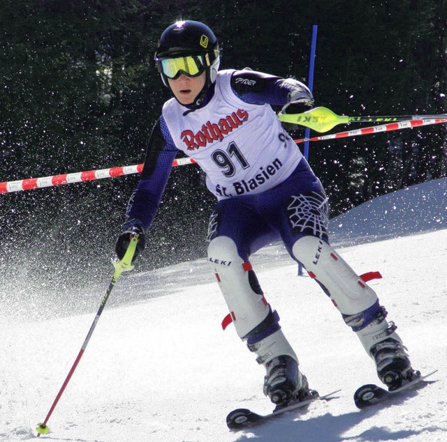 Jrn Soehnle vom SC Bad Sckingen wurd...s Siebter im Slalom und Riesenslalom.   | Foto: Herzog