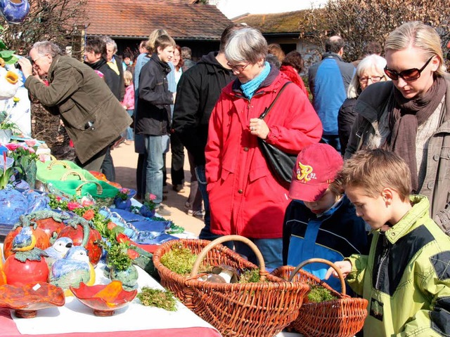 Der &#8222;Frhlingszauber&#8220; im Schloss Rimsingen war ein Publikumsmagnet.  | Foto: Christine Aniol