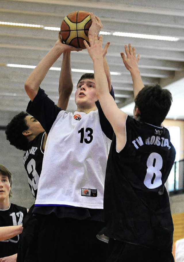 Jonas Voitl war eine Sttze im Team des Kant-Gymnasiums.   | Foto: Schn