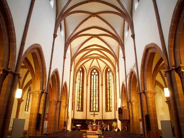 Rechtzeitig zum Jubilum ist die Renov...rer Stiftskirche abgeschlossen worden.  | Foto: Christoph Breithaupt