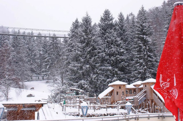 Der Steinwasen-Park ist noch eingeschneit.   | Foto: karlheinz scherfling