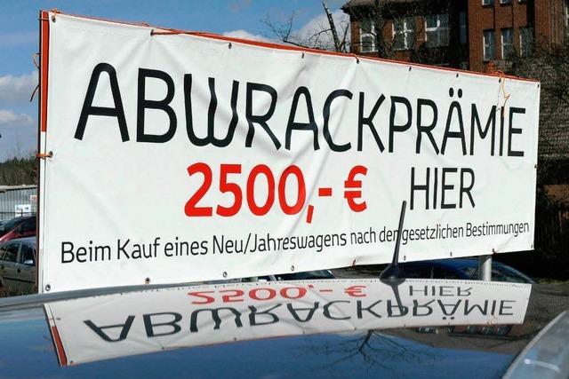 Neues Verfahren fr Abwrackprmie