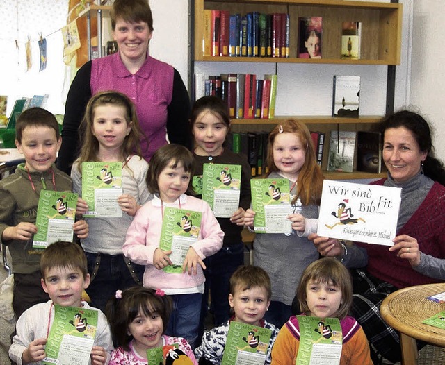 Katholische Bcherei flingen vergab Bibliotheksfhrerscheine  | Foto: bz