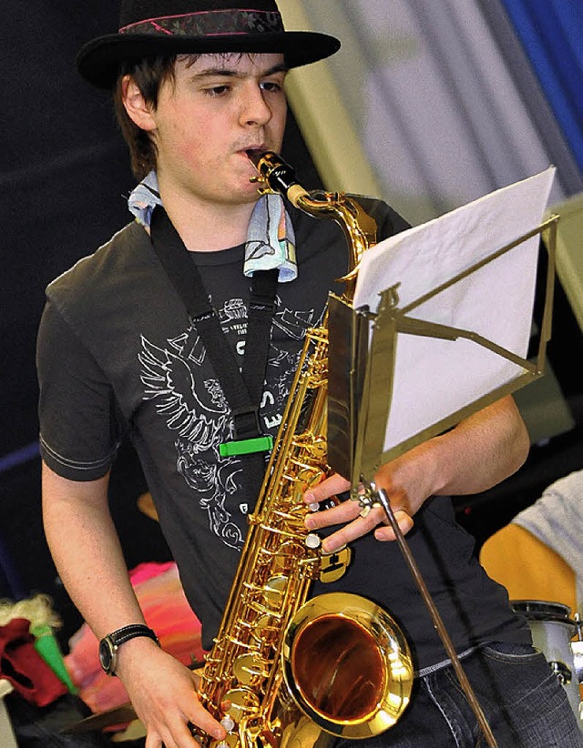 Saxofonist der Band: Pascal Weber  | Foto: Michael Bamberger