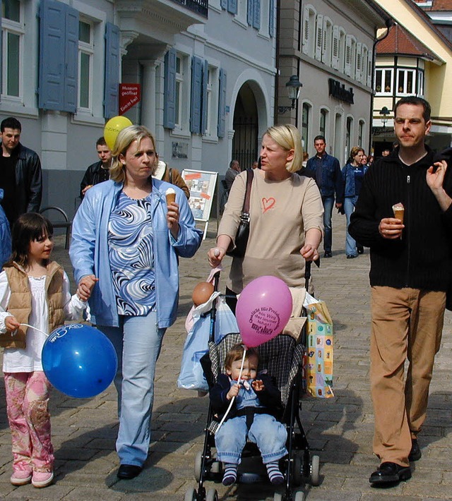 Gemtlicher Bummel durch die Innenstadt  | Foto: umiger/mps