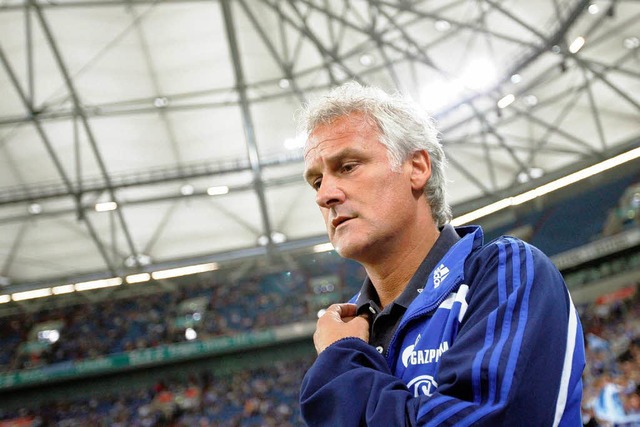 Fred Ruttens Zeit auf Schalke ist abgelaufen.  | Foto: dpa