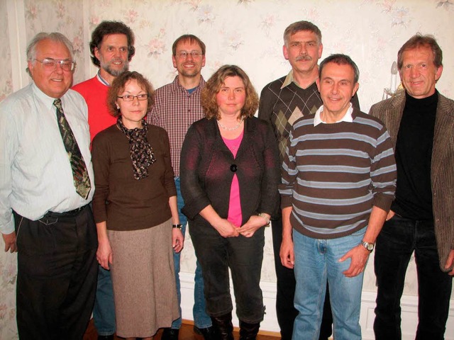 Grne Kandidaten fr den Ortschaftsrat... Joist und Ulrich Gro (von links) an.  | Foto: Hildegard Siebold
