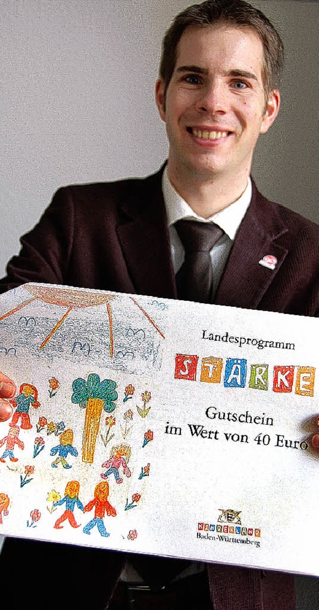 AWO-Kreisgeschftsfhrer Sren Funk er...ungsgutscheine in Anspruch zu nehmen.   | Foto: Hans-Jrgen Trul