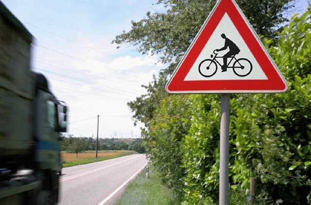 Radfahrer knnen knftig die B34 via Brcke berqueren.   | Foto: bz