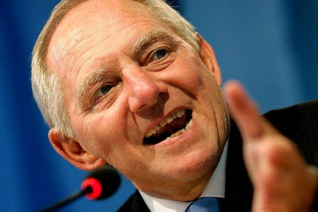 Wolfgang Schäuble erneut Spitzenkandidat