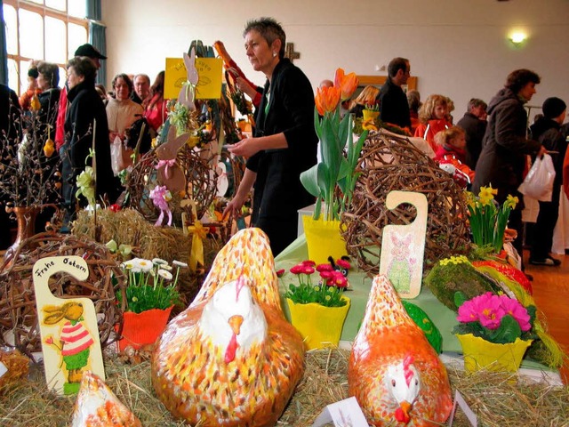 <Bildtext>Bunt, sterlich und frhling... Schliengener Ostermarktes</Bildtext>   | Foto: Jutta Schtz