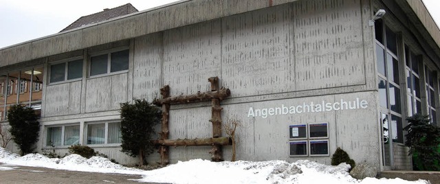 Soll eine neue Heizanlage und neue Fen...e Angenbachtalschule in Hg-Ehrsberg.   | Foto: Paul Berger