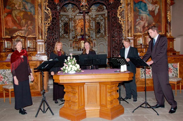 Erstes Klosterkonzert der Saison  mit dem Ensemble &#8222;Musica Canora&#8220;  | Foto: Jutta Binner-Schwarz