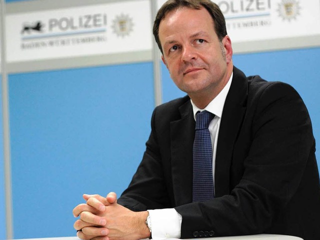 Matthias Zeiser ist Sprecher der Gesamtleitung der Polizei beim Nato-Gipfel.  | Foto: Patrik Mller