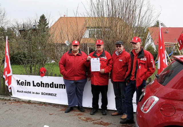 Protest in Neuenburg  | Foto: Alexander Huber