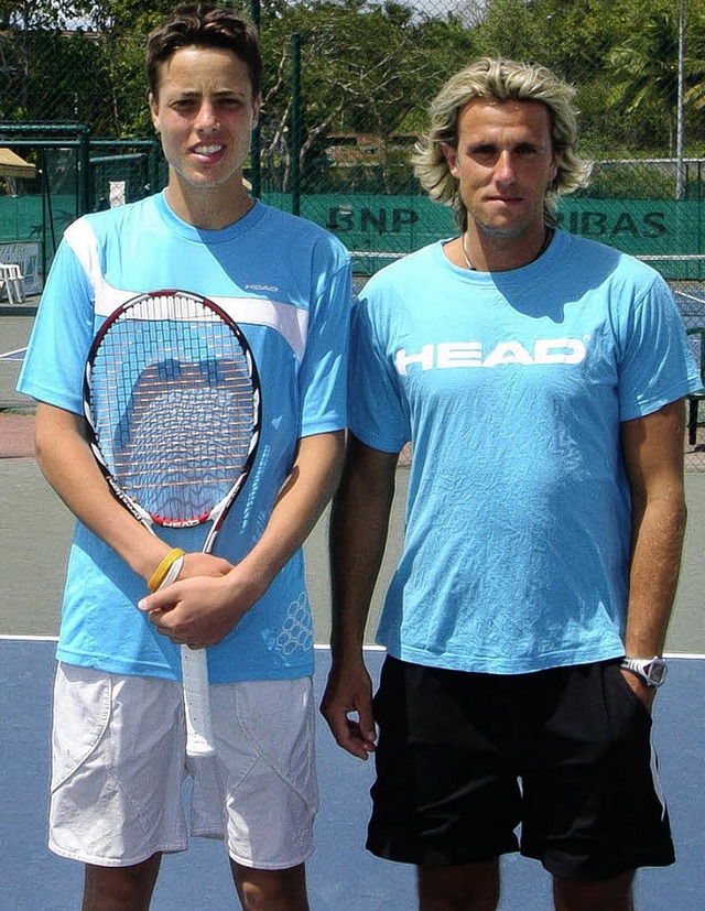 Auf einem guten Weg: Sebastian Richter...oracek beim ITF-Turnier auf Guadeloupe  | Foto: UMS