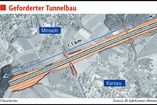 Eine Schneise durch den Dinkelberg