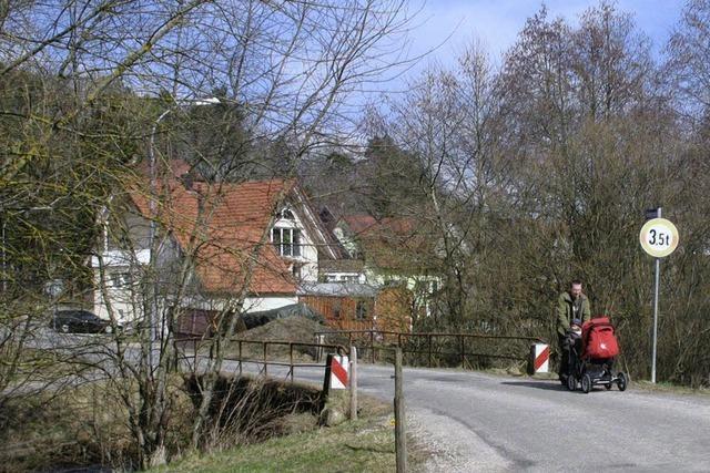 Zwei Brcken sollen Hochwasser besser durchlassen