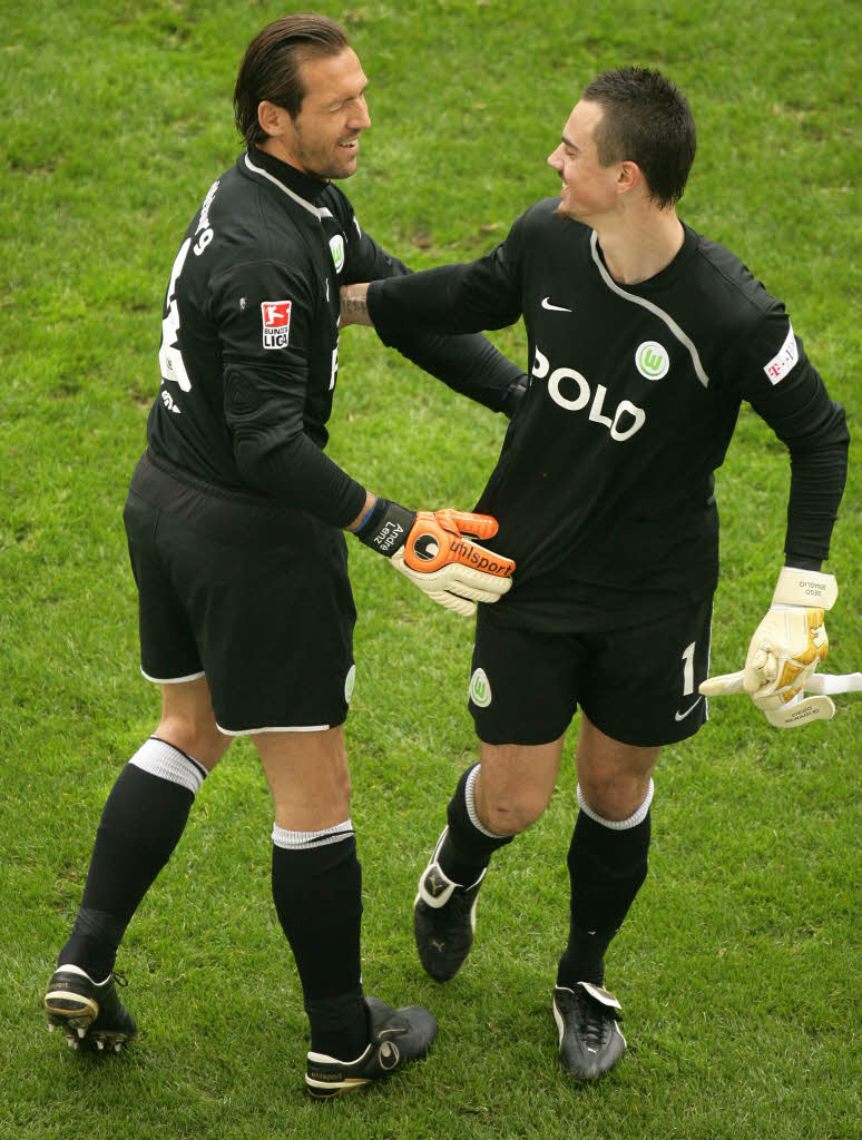 Torhtertausch bei Wolfsburg.