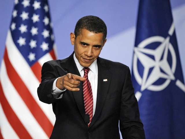 US-Prsident Barack Obama stand auch beim Nato-Gipfel wieder im Mittelpunkt.  | Foto: dpa