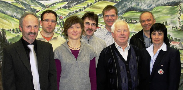 Blutspenderehrung in Oberprechtal:  Or...bert Weiner, Margarete Pleuler (DRK).   | Foto: Viktor Disch