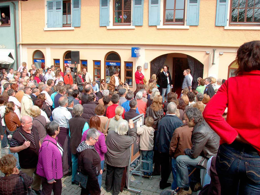 Staufen hat’s: Der verkaufsoffene Sonntag des Gewerbevereins entwickelte sich zum Publikumsrenner.