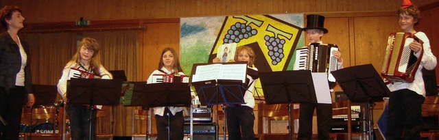 Beim Frhlingskonzert der Harmonikafre...pe  der Vorsitzenden Susanne De Smedt.  | Foto: Bianca Flier