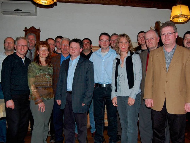 Die Gemeinderatskandidaten der CDU Vogtsburg  | Foto: Alexnander Gbel