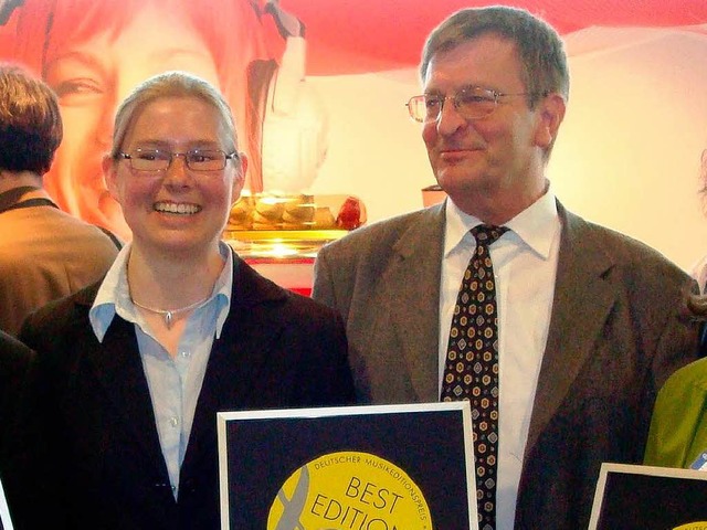 Dieter Zeh und Irene Schallhorn  | Foto: BZ