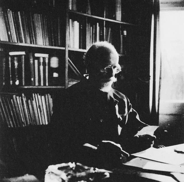 Gelehrtenleben: Edmund Husserl am Schreibtisch    | Foto: bz