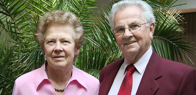 Marta und Hans Konstanzer aus Ihringen sind seit 50 Jahren verheiratet.  | Foto: Elisabeth Jakob-Klblin