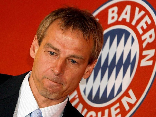 Er will am Ball bleiben: Bayern-Trainer Klinsmann.  | Foto: ddp
