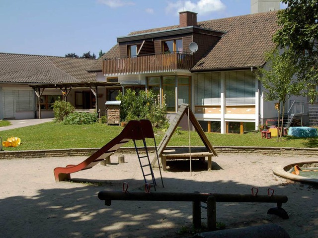 Die Platzverhltnisse machen es schwierig, beim Davidkindergarten anzubauen.   | Foto: Sylvia-Karina Jahn