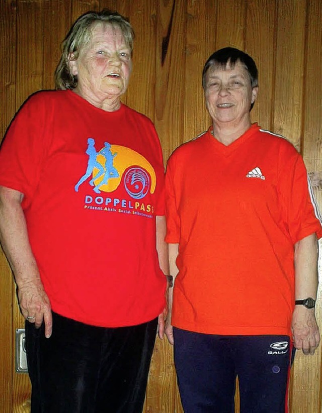 Erika Maier (rechts) und ihre Nachfolgerin Rosi Wassmer.   | Foto: Ritter