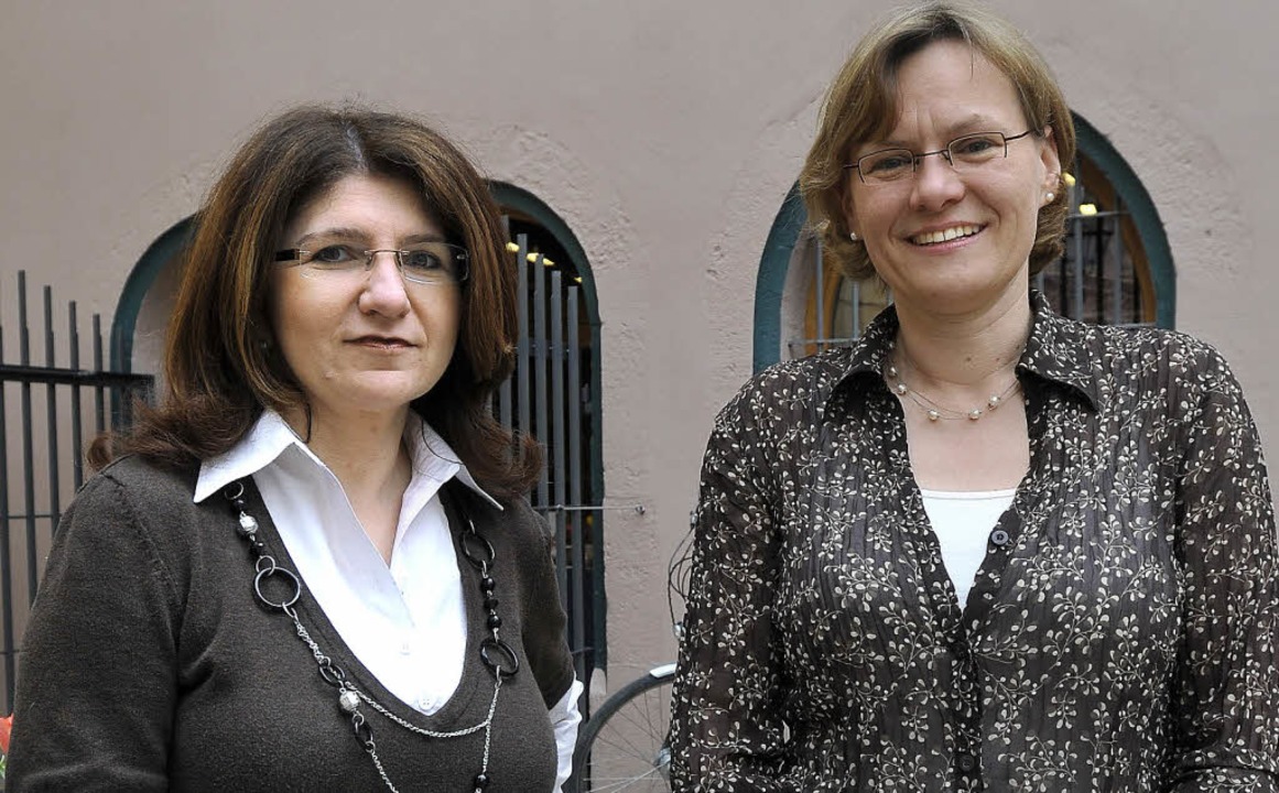 Susanna Czech-Lepold (links) und Michaela Elbs  | Foto: Ingo Schneider