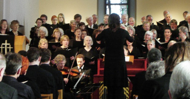 Eine ergreifende Auffhrung der Markus...sanne A. Konnerth und Gabriel Wegner.   | Foto: Bianca Flier