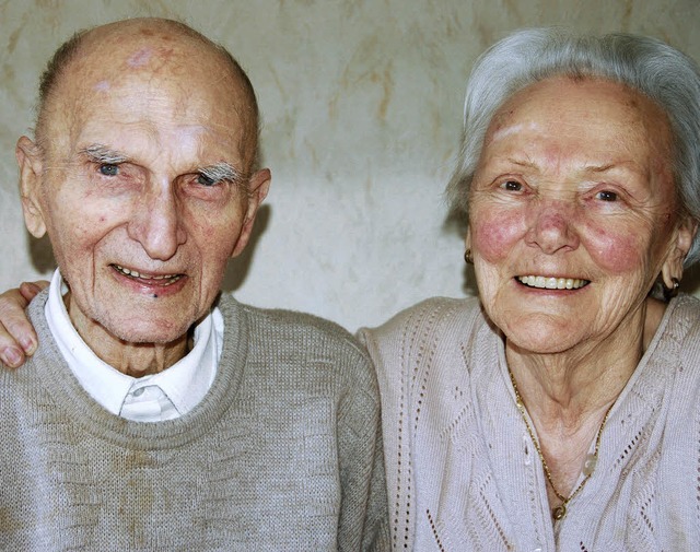 Josefine und Artur Hermasch  haben 1949 geheiratet.   | Foto: sigrid   Umiger