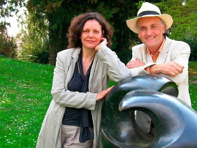 Petra Seitz und Martin Lunz vom LiteraTheater Badenweiler   | Foto: Bernd Michaelis