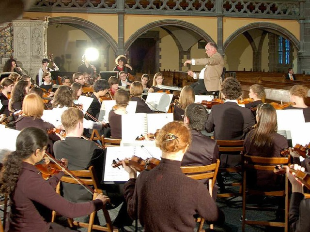 Anspielprobe in der Straburger Paulsk...e Philharmonie unter Nicolaus Richter.  | Foto: dick