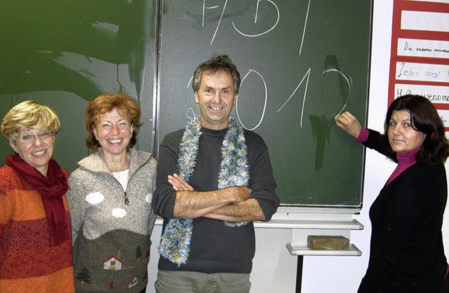 Mit Fragen rund um den Abitursjahrgang...svorsitzenden Petra Timm (von rechts).  | Foto: christine aniol