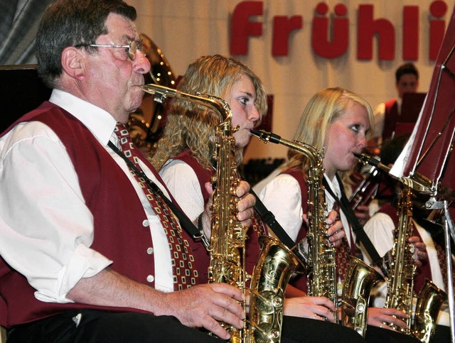 Kippenheims Musiker sind am Samstag be...ngskonzert in der Festhalle zu hren.   | Foto: sandra decoux-kone (archiv)
