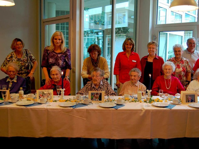 Sechs Seniorinnen  bringen es auf mehr als 600 stolze Lebensjahre  | Foto: Petra Mller