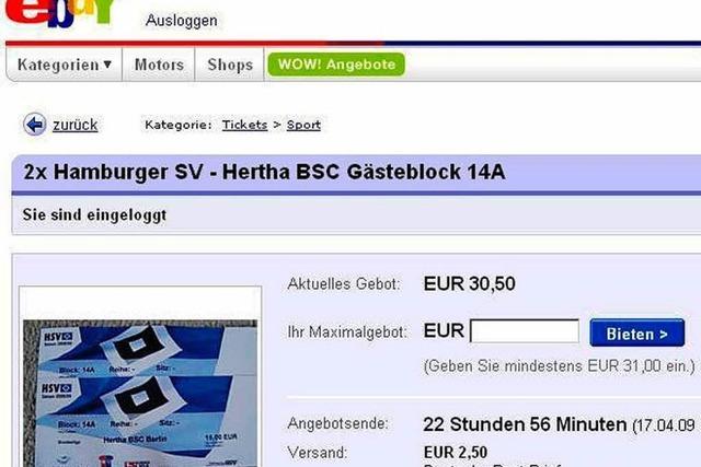 So geht der HSV gegen Ebay-Abzocker vor
