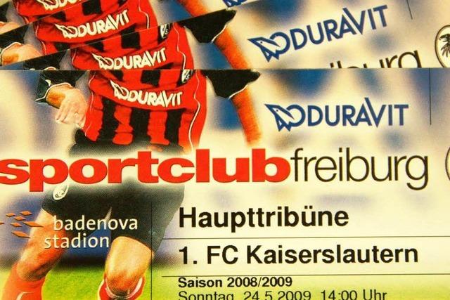 Teurer Ebay-Handel mit SC-Freiburg-Tickets