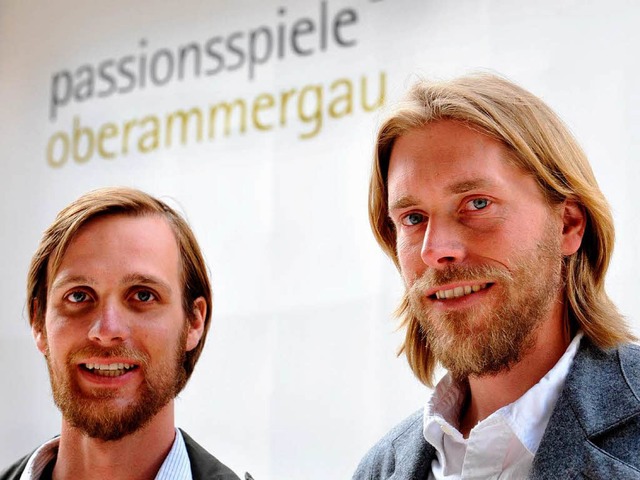 Frederik Mayet (l) und Andreas Richter...en fr die Rolle des Jesus ausgewhlt.  | Foto: dpa