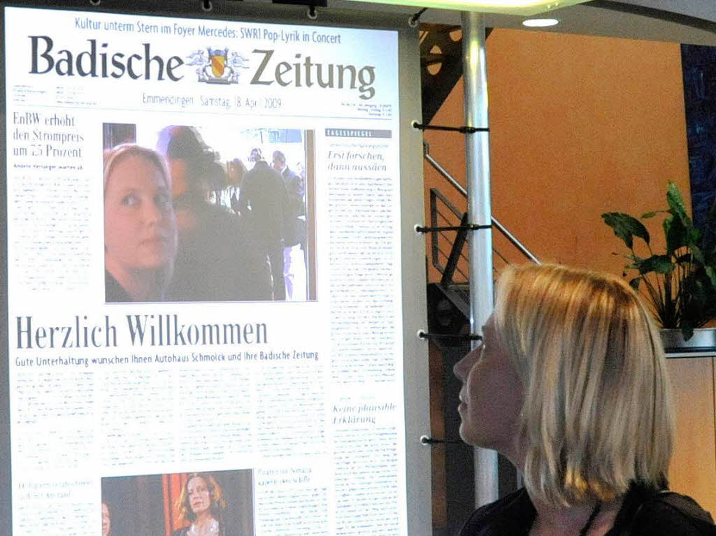 Huch, das bin ja ich. Die persönliche Brgrüßung der BZ Huch, das bin ja ich. Die persönliche Brgrüßung der BZ