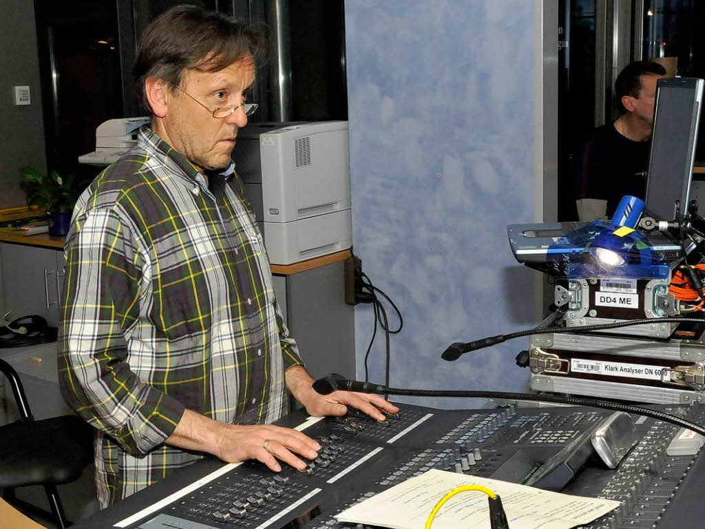 Alles im Blick und im Griff - die Technik stimmte beim Gastspiel von SWR 1 Pop-Lyrik Alles im Blick und im Griff - die Technik stimmte beim Gastspiel von SWR 1 Pop-Lyrik