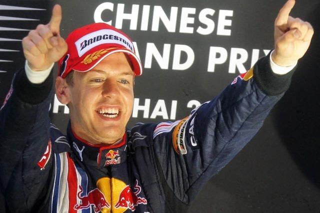 Vettel siegt im Regen von Shanghai